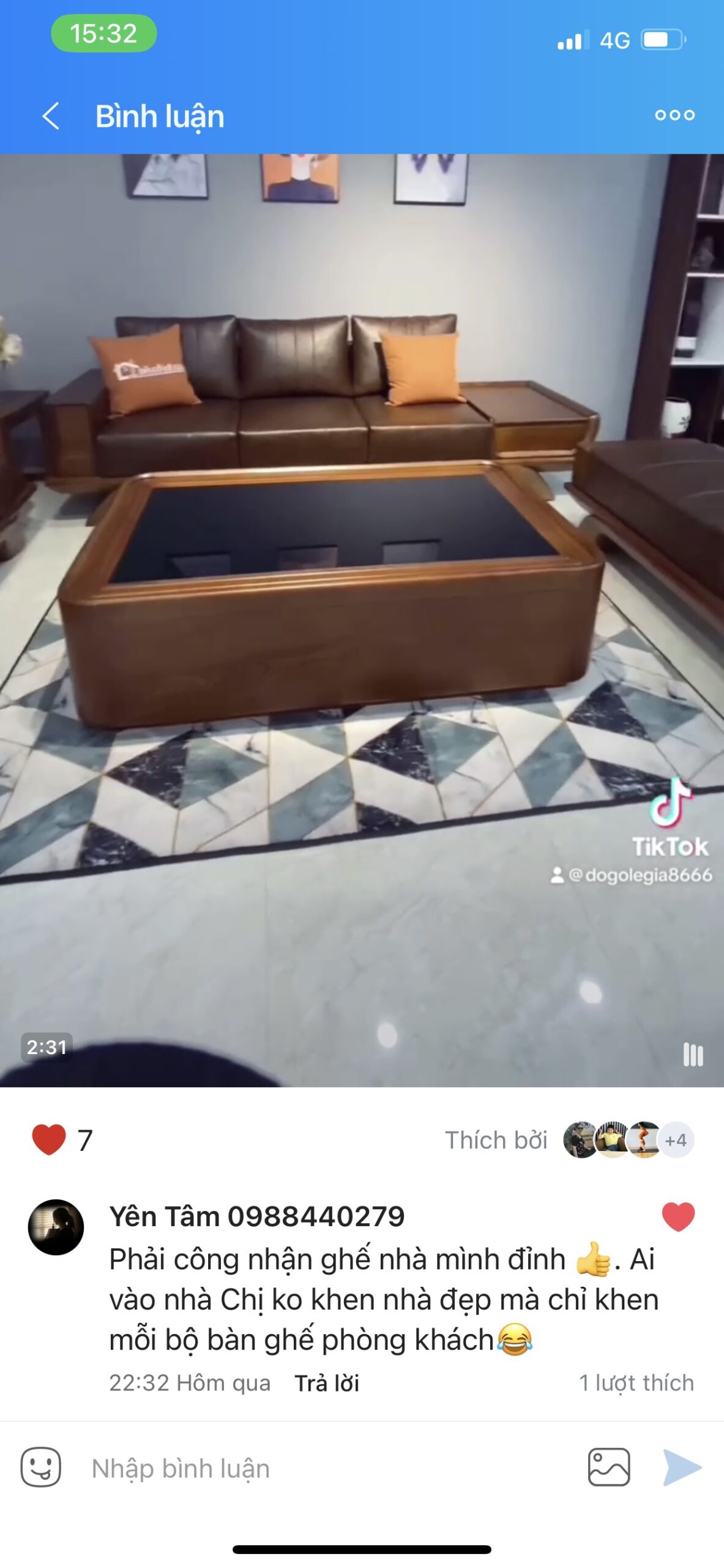 sofa Lê Gia cũng đẹp