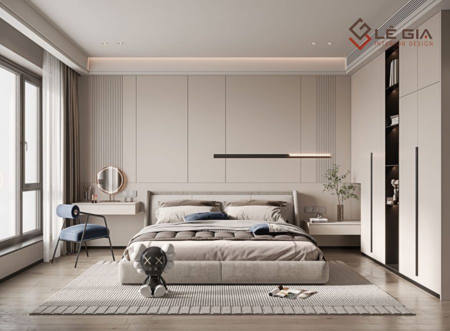Mẫu thiết kế phòng ngủ 15m2 đẹp LG-BPN643