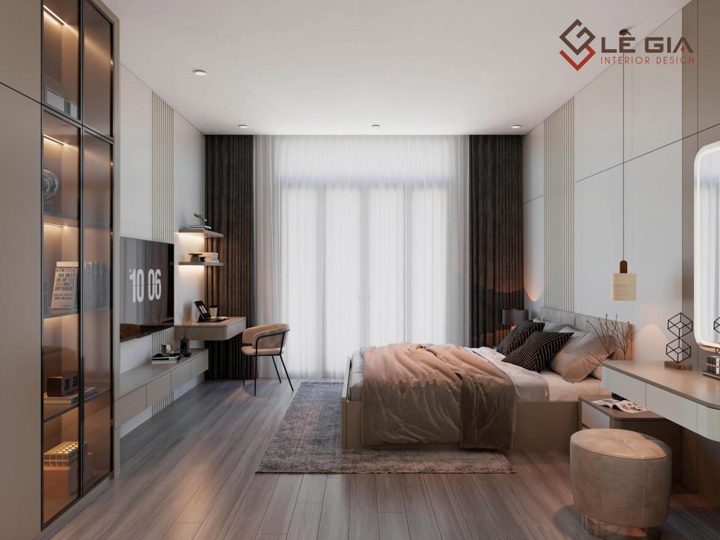 Thiết kế nội thất phòng ngủ hiện đại đẳng cấp LG-BPN666