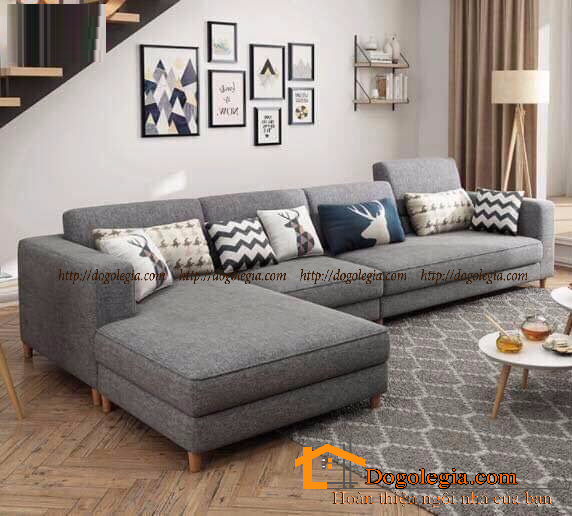sofa nỉ, sofa nỉ phòng khách, sofa nỉ hiện đại cao cấp lg-sf145