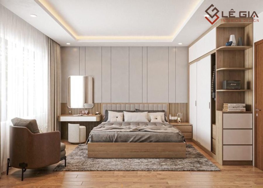 Combo giường tủ phòng cưới đẹp hiện đại LG-BPN636