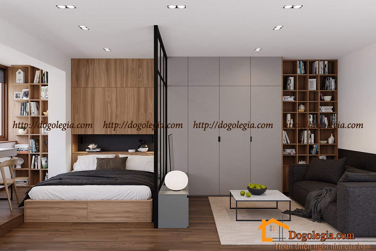 combo giường tủ phòng ngủ, combo giường tủ bàn trang điểm, combo giường tủ gỗ công nghiệp lg-bpn528 (1)