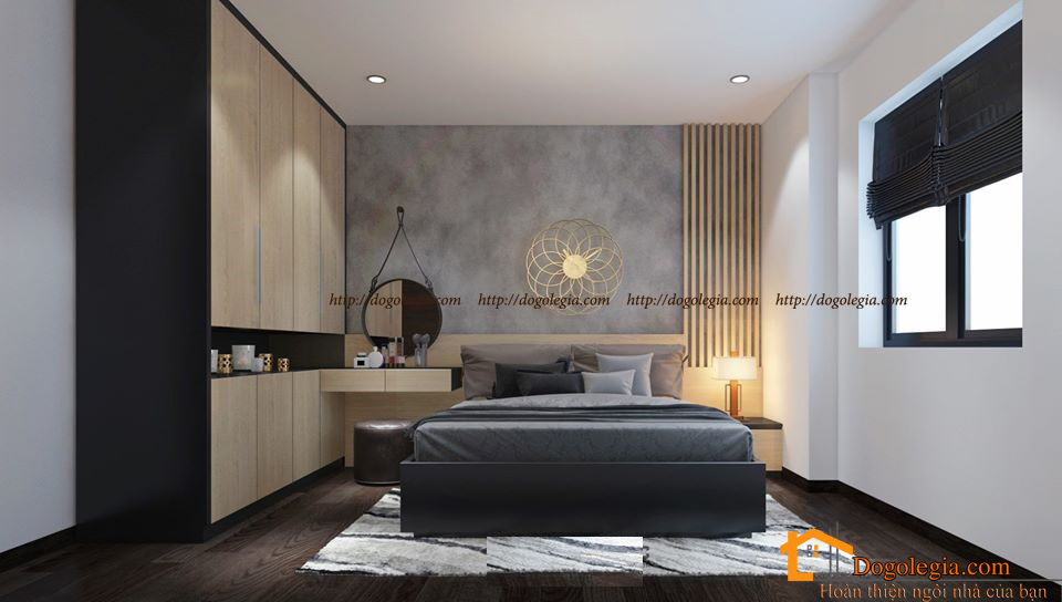 thiết kế nội thất phòng ngủ đẹp tông sáng hiện đại 5