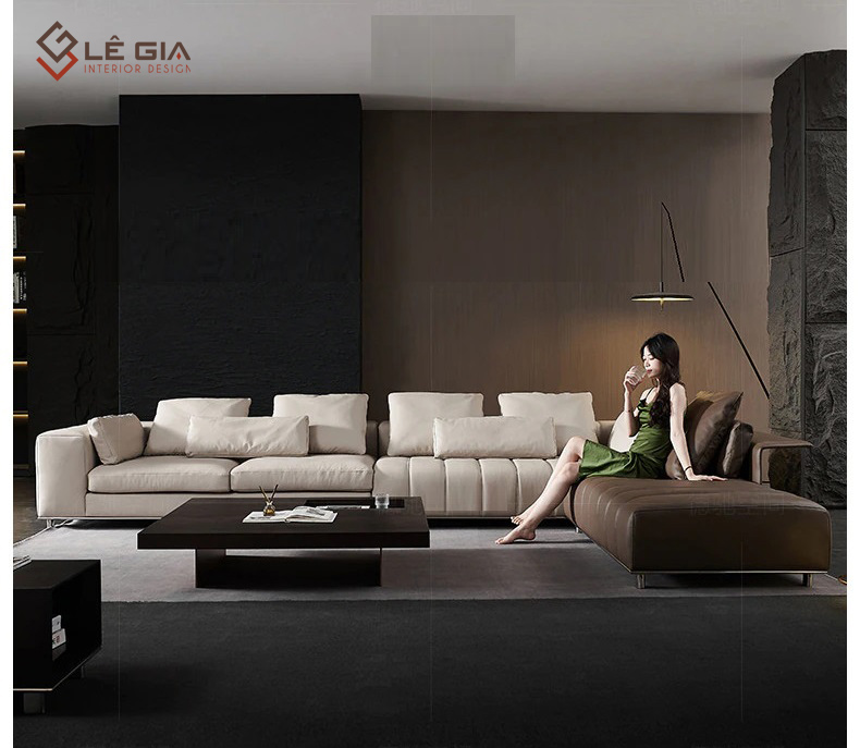 bộ sofa phòng khách, sofa phòng khách đẹp hiện đại, sofa da cao cấp lg-sf290 (5)