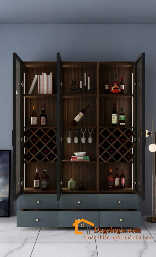 mẫu tủ rượu phòng khách đẹp, tủ rượu phòng khách hiện đại, tủ rượu cánh kính, mẫu tủ rượu đẹp, tủ rượu hiện đại lg-tr008 (4)
