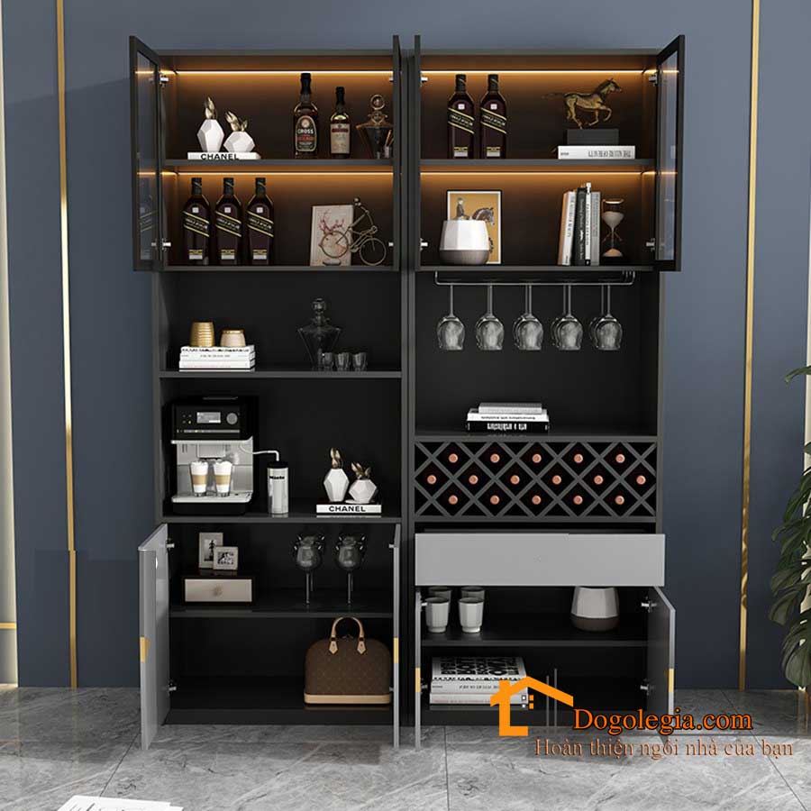 mẫu tủ rượu gỗ công nghiệp, tủ rượu cánh kính hiện đại cao cấp ấn tượng cho phòng khách lg-tr016 (3)
