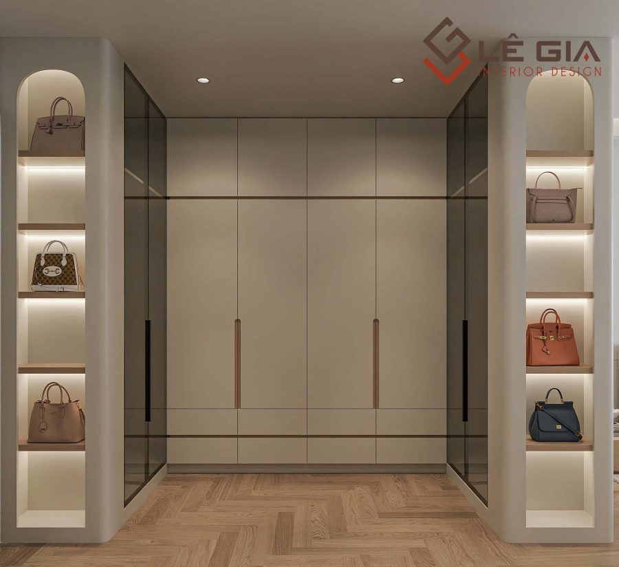 Mẫu tủ quần áo hiện đại LG-TQA284