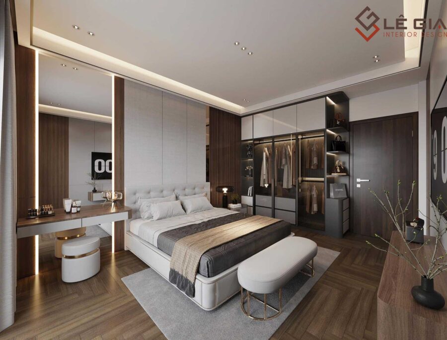 Alternative view of Nội thất phòng cưới đẹp gỗ công nghiệp LG-BPN618