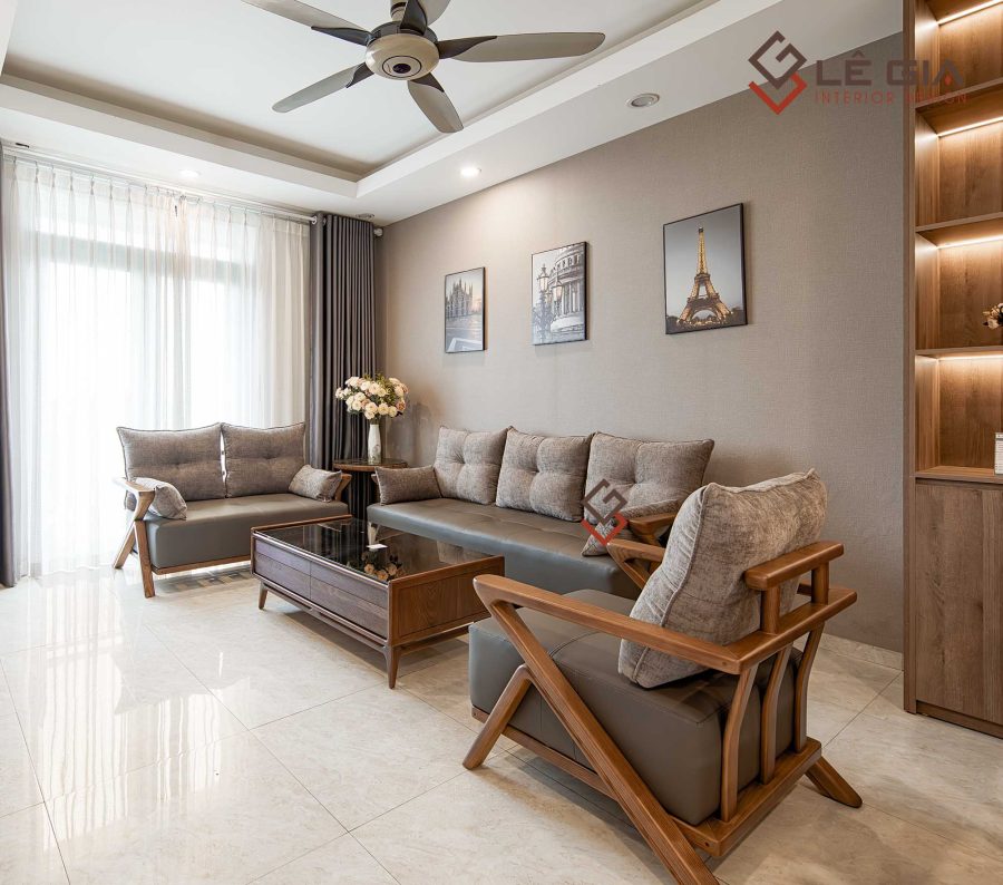 Alternative view of Sofa gỗ tự nhiên hiện đại, đẹp nghệ thuật LG-SG236