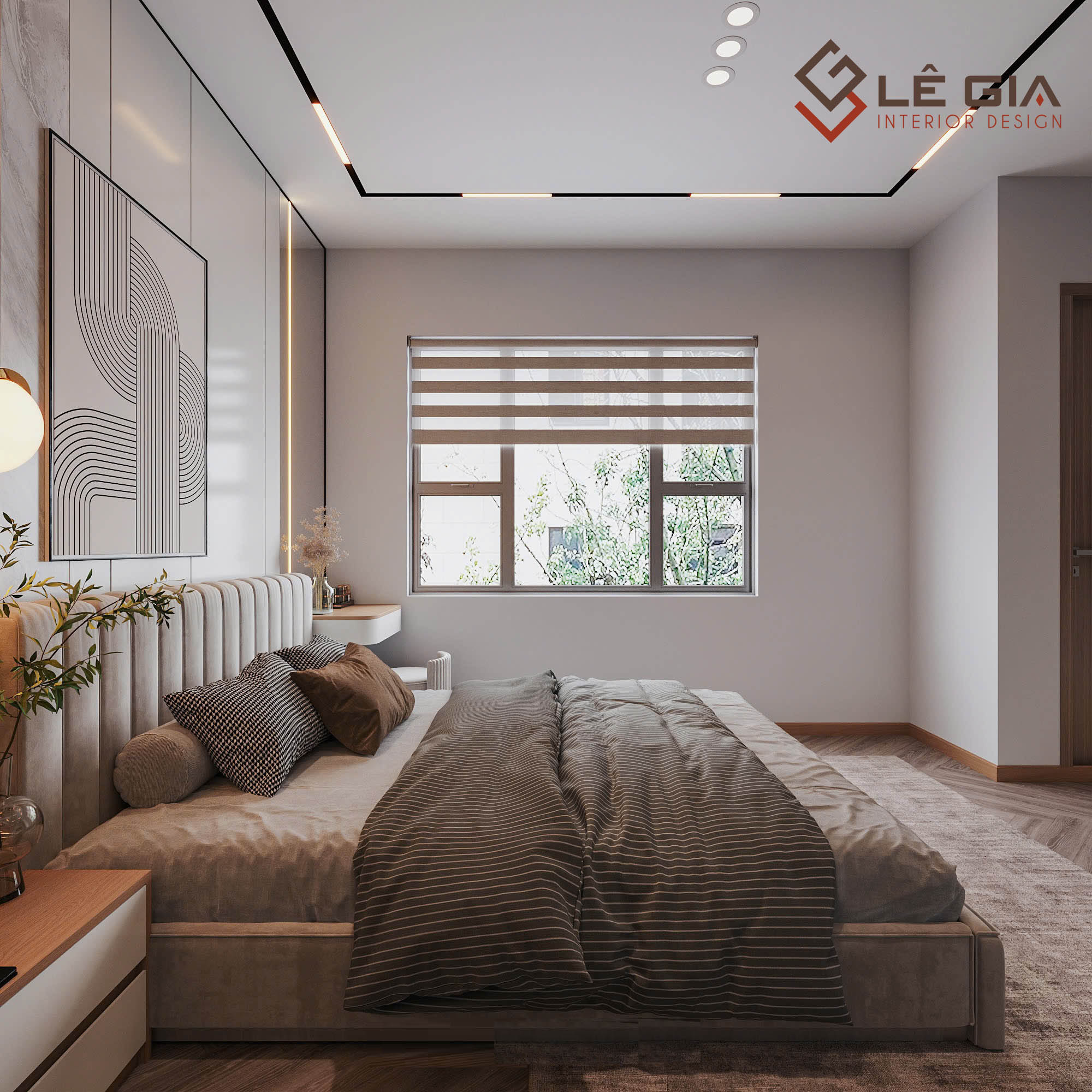Thiết kế nội thất phòng ngủ hiện đại đẳng cấp LG-BPN645-5