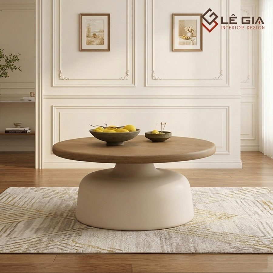 Bàn trà nguyên khối siêu phẩm gỗ me tây độc đáo LG-BT139
