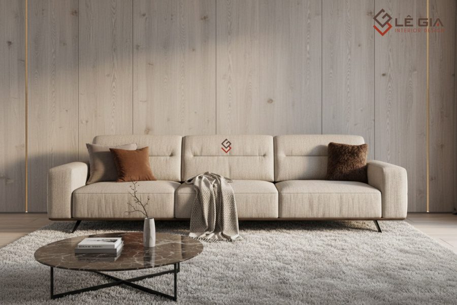 Alternative view of Sofa nỉ phòng khách LG-SF425 phong cách Hàn Quốc