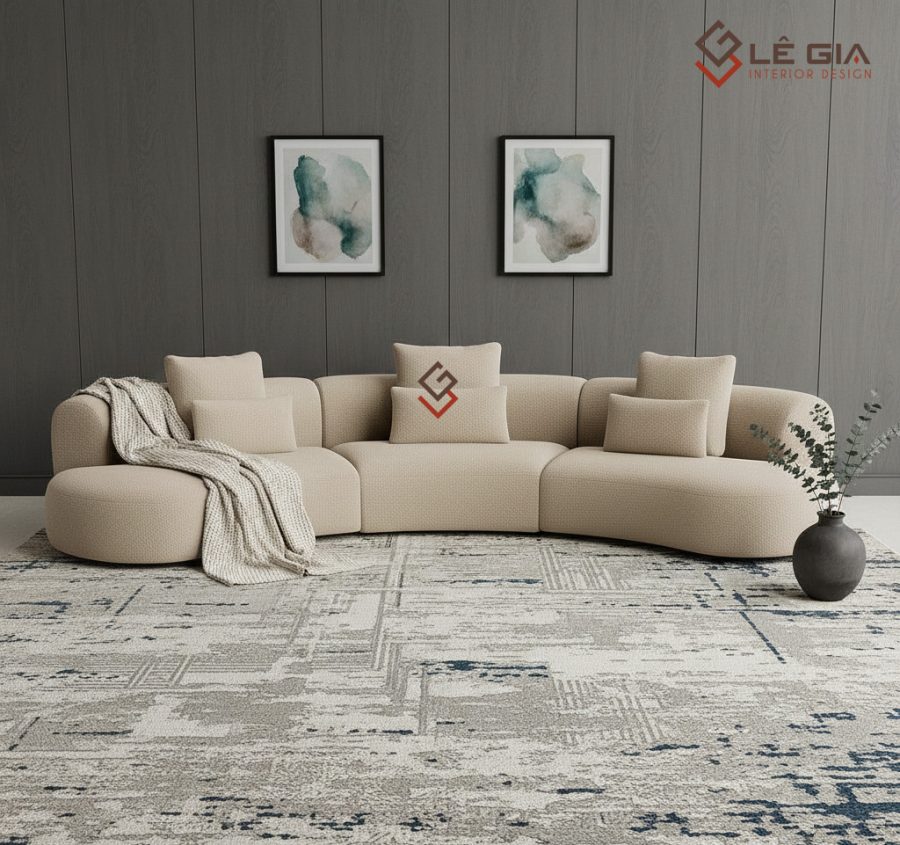 Alternative view of Mẫu sofa phòng khách sang trọng tinh tế LG-SF438