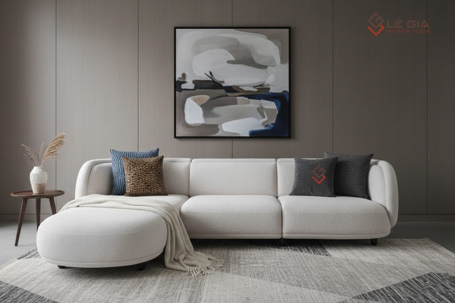 Alternative view of Sofa chữ L hiện đại cho phòng khách trẻ trung LG-SF442