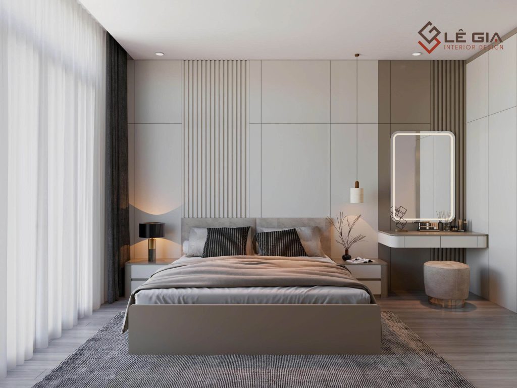 Giường ngủ hiện đại tinh tế cho phòng master LG-GN281